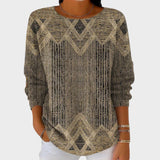 Margaret | Vintage Blouse with Print