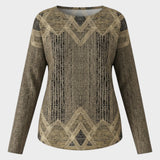 Margaret | Vintage Blouse with Print
