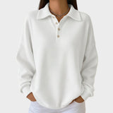 Ava | Knit Polo with Collar