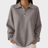 Ava | Knit Polo with Collar