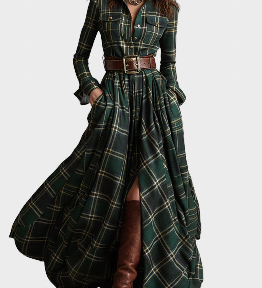 Elena | Classic Elegant Shirt Dress