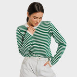 Francisca | Long Sleeve Striped Sweater