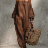 Carmen | Strapless Jumpsuit with Sleeves