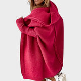 Marcela | Oversized Hooded Knit Cardigan