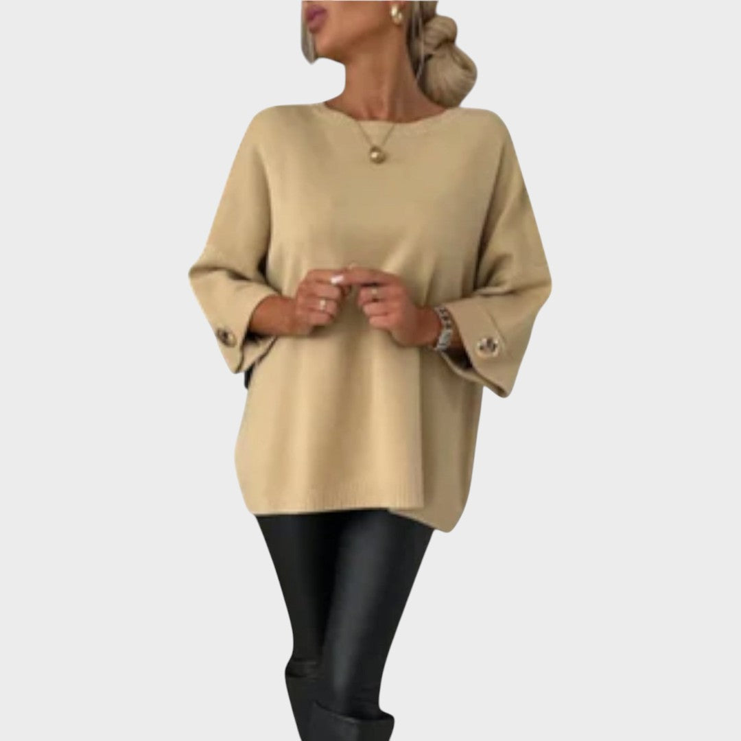 Adelaide | Knitted Sweater with Buttons