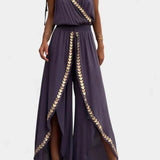 Donatila Mono Unique with Golden Details and Open Leg