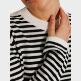 Francisca | Long Sleeve Striped Sweater