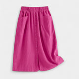 Midi Skirt with Wash