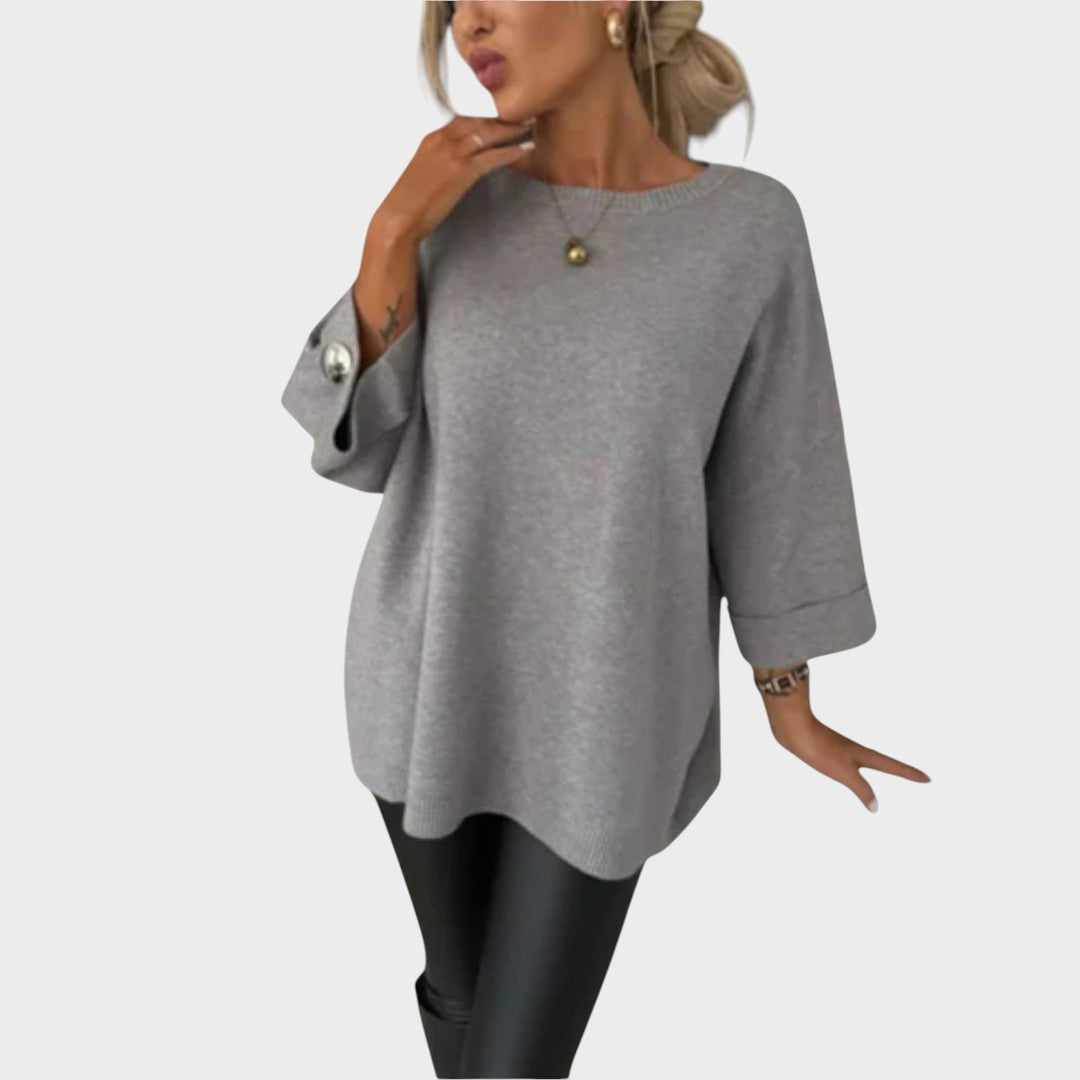 Adelaide | Knitted Sweater with Buttons