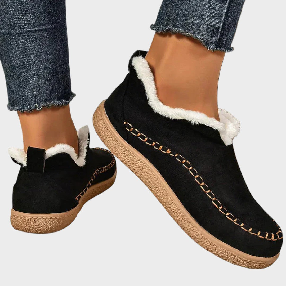Maria | Orthopaedic Ankle Boots with Fur