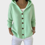 Naomi | Hooded Knit Cardigan