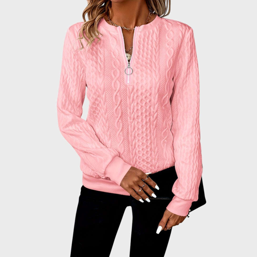 Zulmira | Zip Knit Sweater