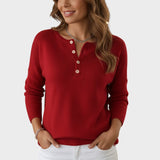 Clarisse | Knitted Sweater with Buttons