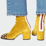 Eva Elegant Ankle Boots with Mid Heel
