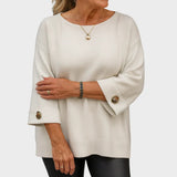 Adelaide | Knitted Sweater with Buttons