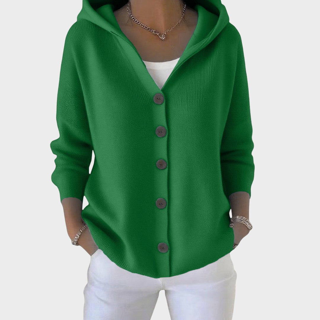 Naomi | Hooded Knit Cardigan