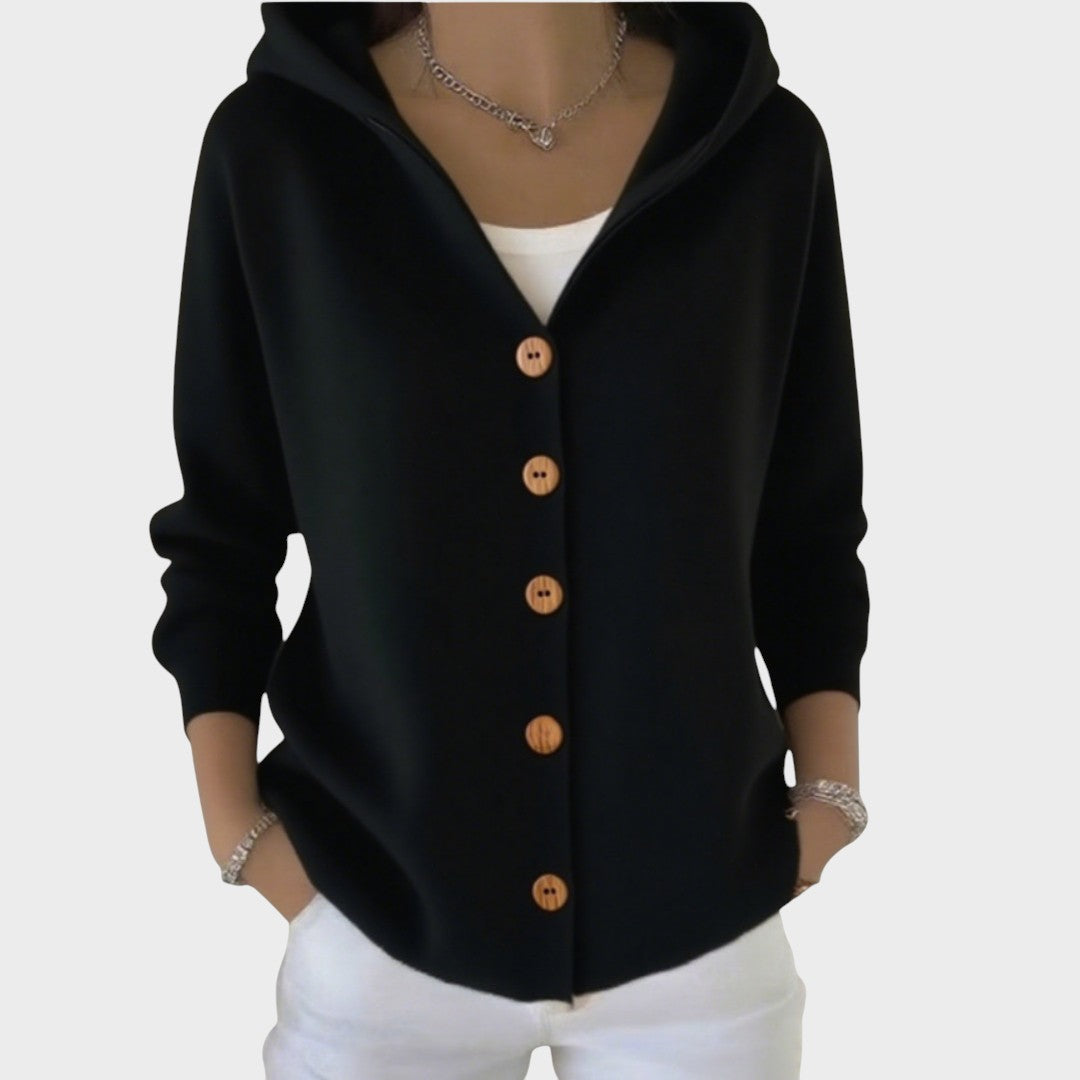 Naomi | Hooded Knit Cardigan
