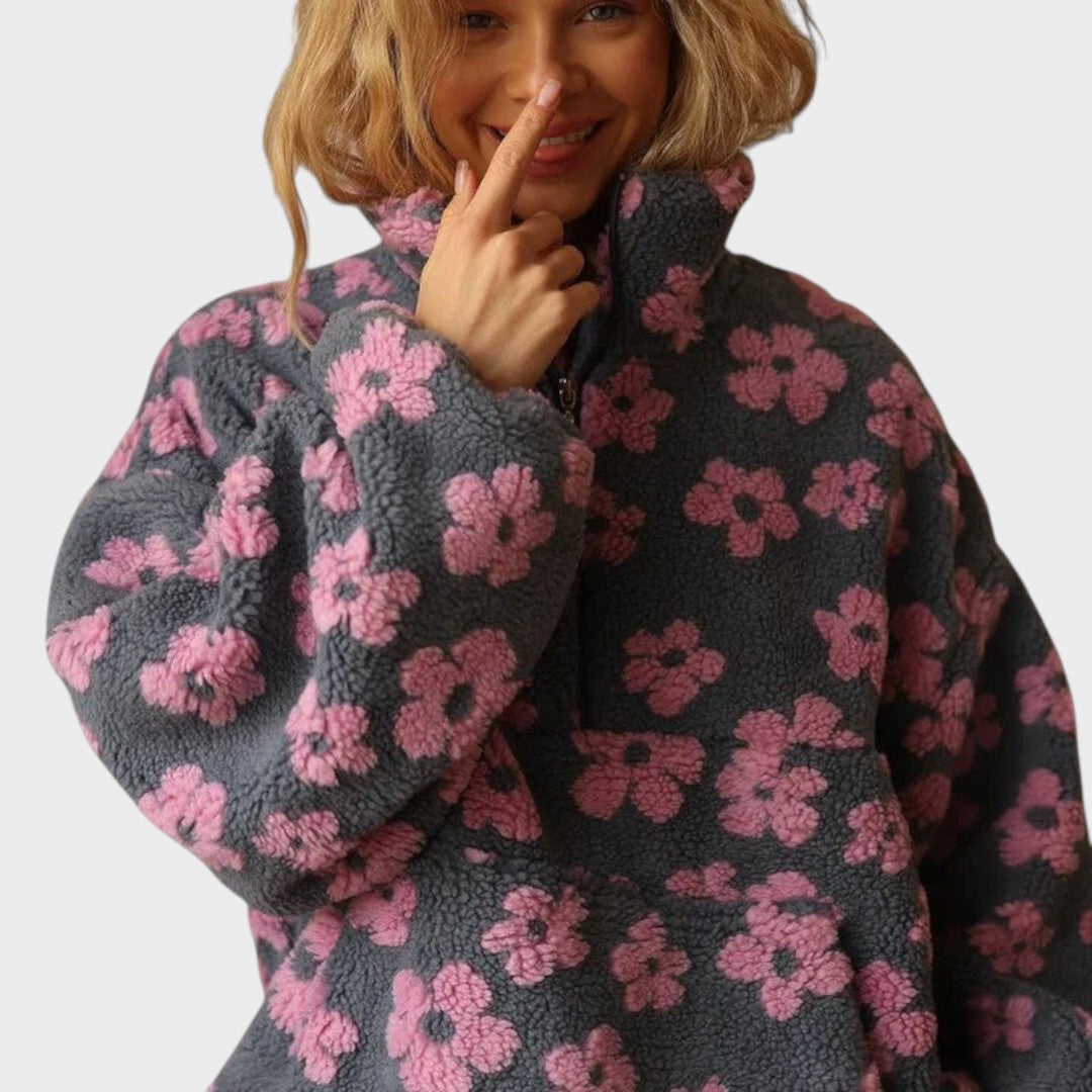 Renata | Young Sweater with Half Zip