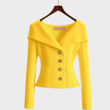 Nicole | Elegant Ribbed Cardigan