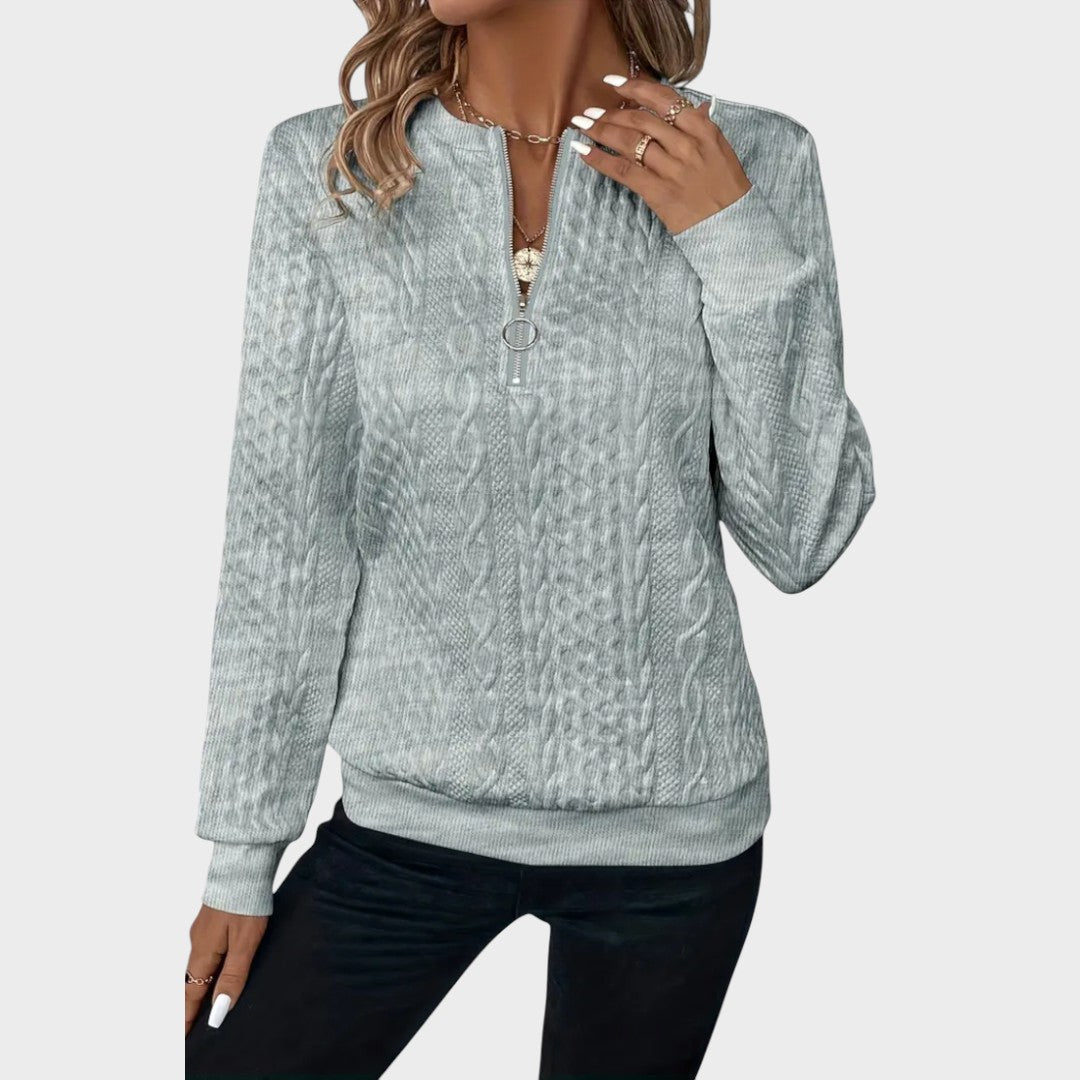 Zulmira | Zip Knit Sweater