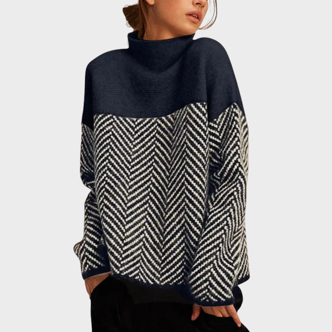 Tatiana | High Neck Sweater