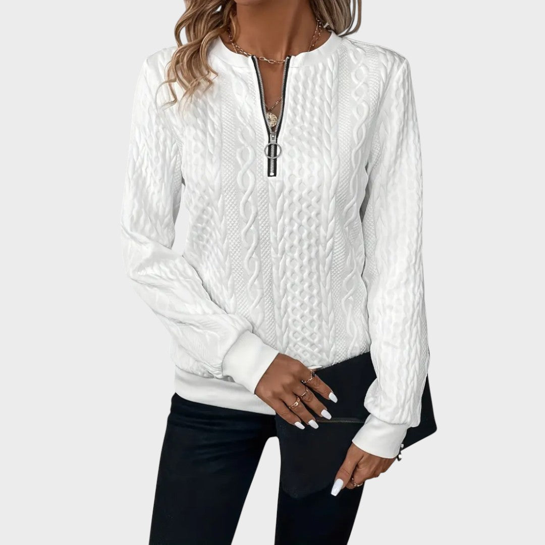 Zulmira | Zip Knit Sweater