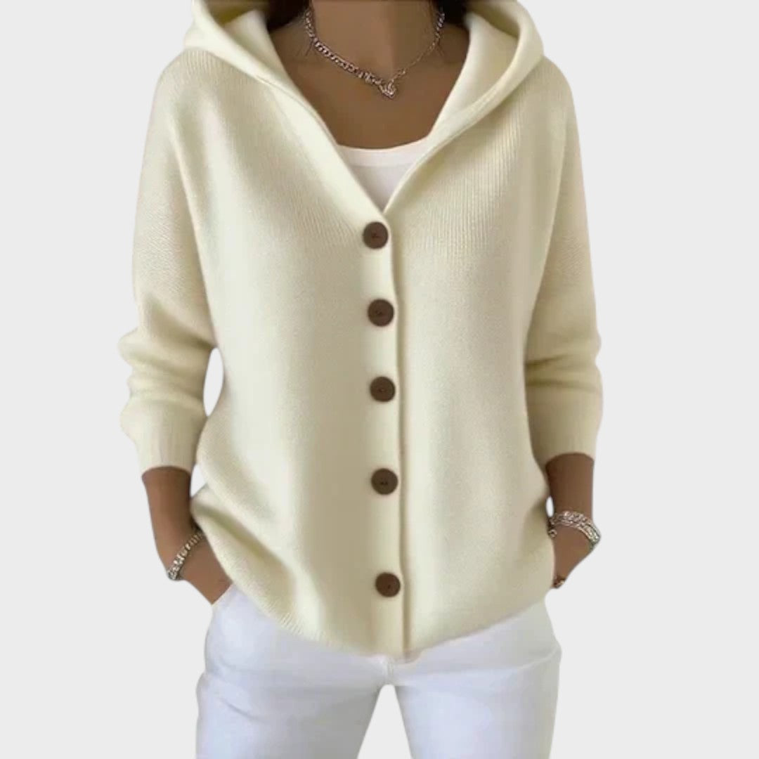 Naomi | Hooded Knit Cardigan