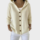 Naomi | Hooded Knit Cardigan