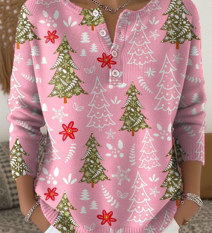 Sofía | Christmas Sweater with Buttons