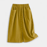 Midi Skirt with Wash