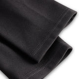 Nora | Black Dress with Belt and Mandarin Collar
