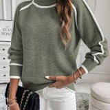 Avalon - Olive Green Cotton Sweater