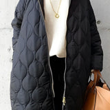 PRISCILLA™ | PARKA WITH HOOD AND CAREFUL DETAILS