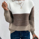 Calista - Elegant Long Sleeve Sweater with Dropped Shoulders