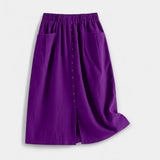 Midi Skirt with Wash