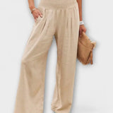 Thearya - Loose Casual Linen Trousers