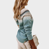 Gemma | Textured Round Neck Sweater