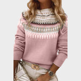 Gemma | Textured Round Neck Sweater
