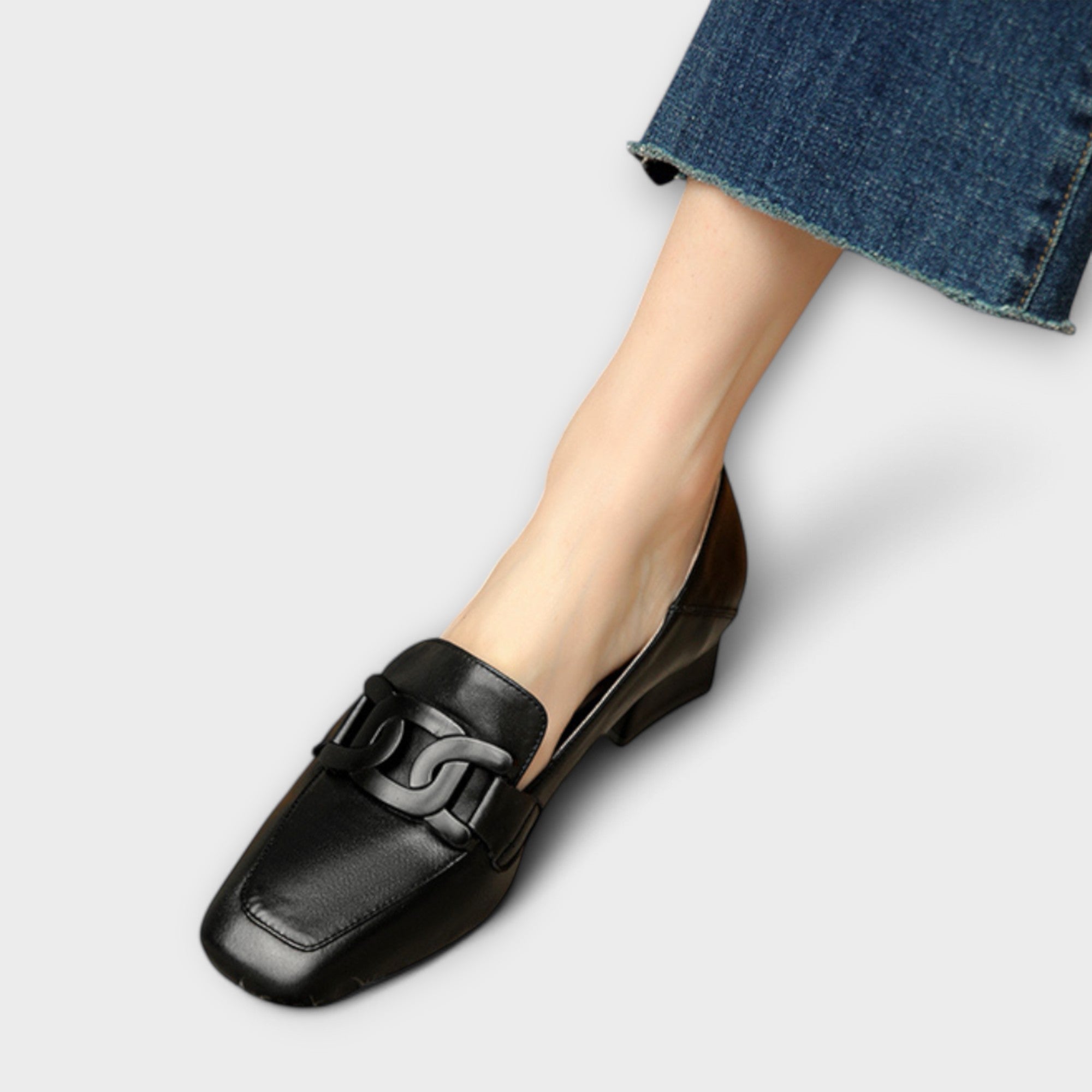 Monika™ | Elegant Heeled Loafers