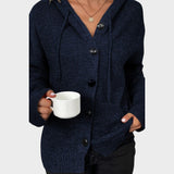 Amélia | Soft Knit Cardigan with Hood