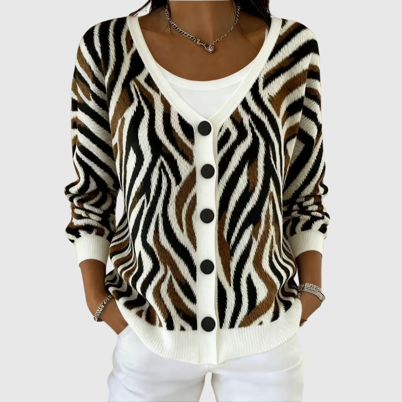 Séraphine - Comfortable Button-Up Knit Cardigan