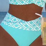 Sara - Two-Piece Bikini with Diamond Cut and Pattern