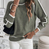 Avalon - Olive Green Cotton Sweater