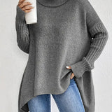 Paola - HIGH NECK MAXI JUMPER