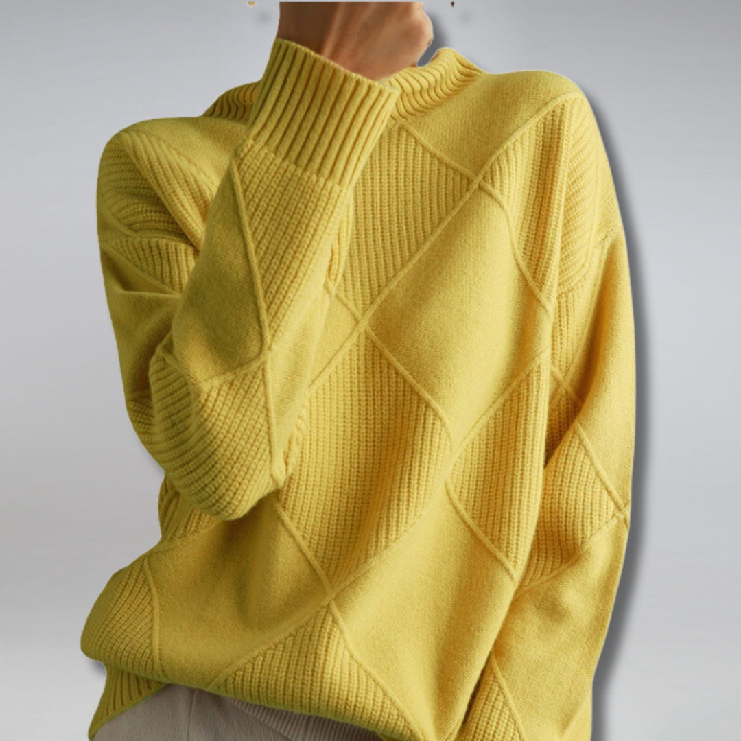Darcy - Oversized High Neck Sweater