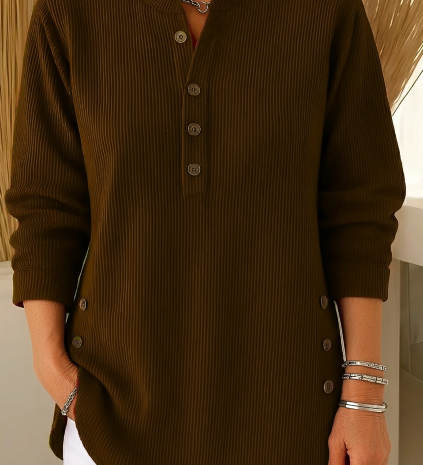 Elise Plain Knit Jumper with Long Sleeves