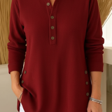 Elise Plain Knit Jumper with Long Sleeves