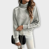Aurora - Casual High Neck Sweater