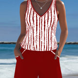 Amélia - Relaxed swimsuit with pocket and V-neck