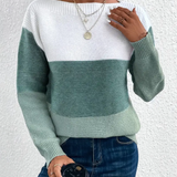 Calista - Elegant Long Sleeve Sweater with Dropped Shoulders
